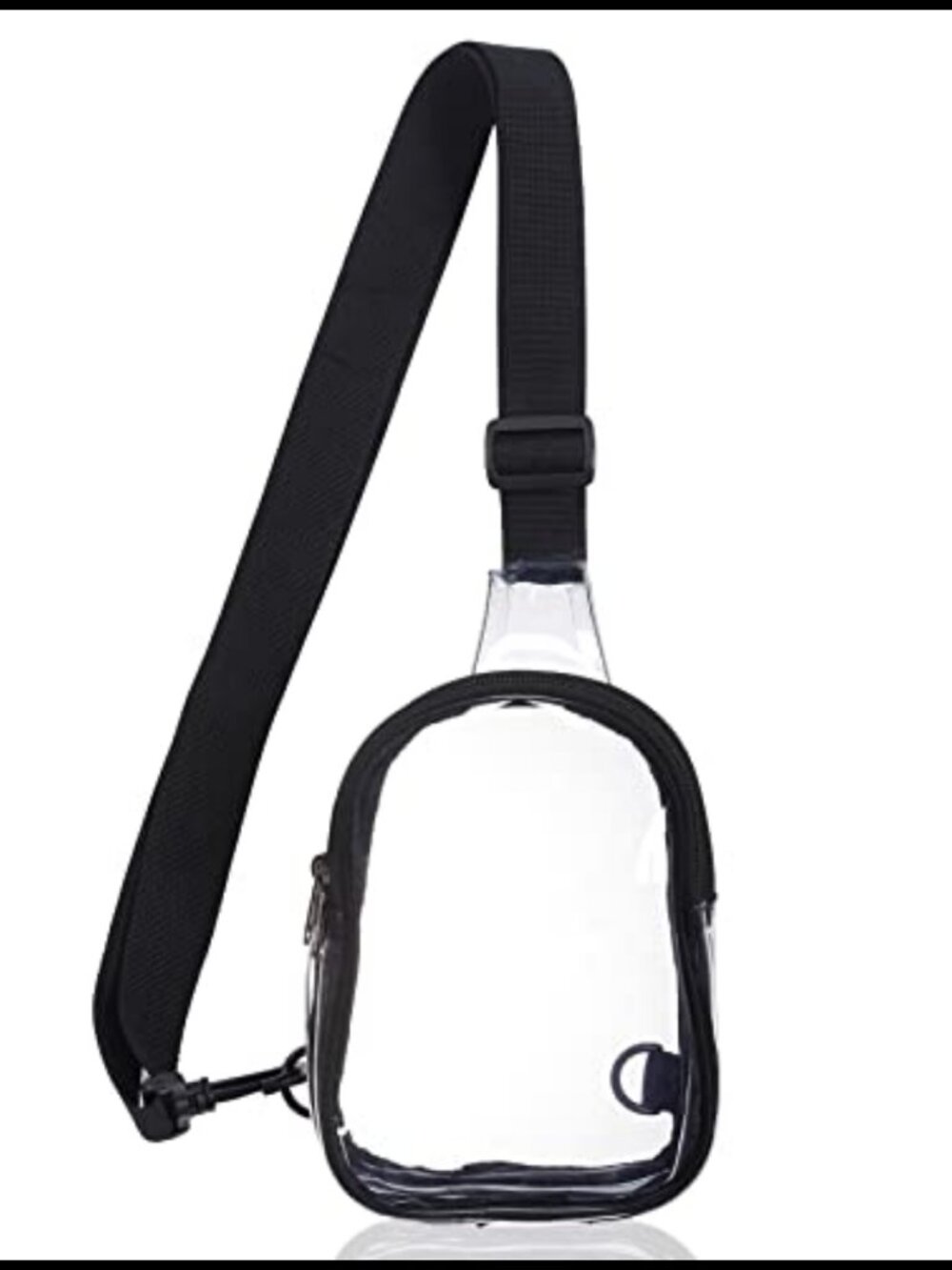 Clear Sling Bag Crossbody Fanny Pack Stadium Approved Mini Purse